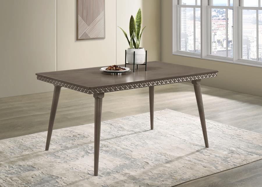 Onslow - Rectangular Wood Dining Table - Dark Brown Dining Tables by Coaster Fine Furniture - Walls Furniture & Mattress