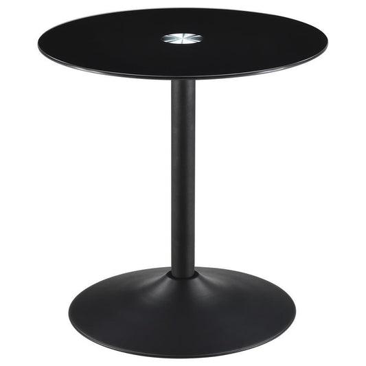 Ganso - Round Metal Coffee Table With Tempered Glass Top End Tables by Coaster Fine Furniture - Walls Furniture & Mattress