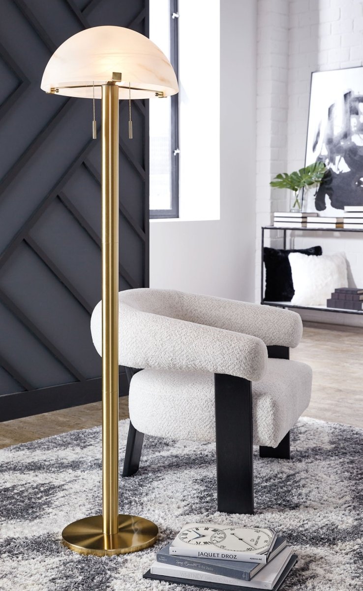 Tobbinsen - Metal Lamp Floor Lamps by Signature Design by Ashley® - Walls Furniture & Mattress