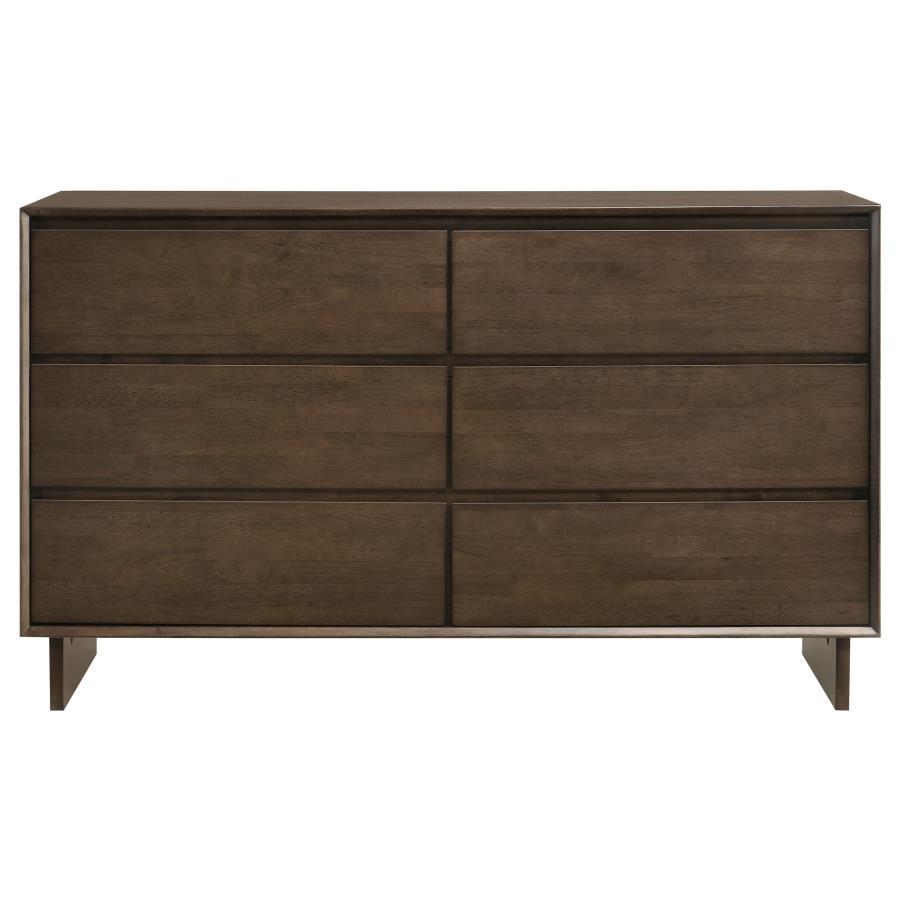 Glenwood - 6 - Drawer Dresser Cabinet Dressers by Coaster Fine Furniture - Walls Furniture & Mattress