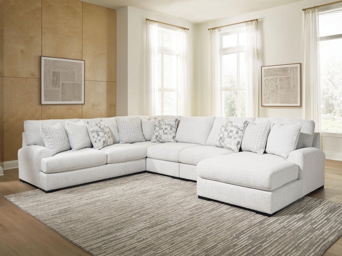 Misty-Lakes - Sectional Stationary Sectionals by Signature Design by Ashley® - Walls Furniture & Mattress