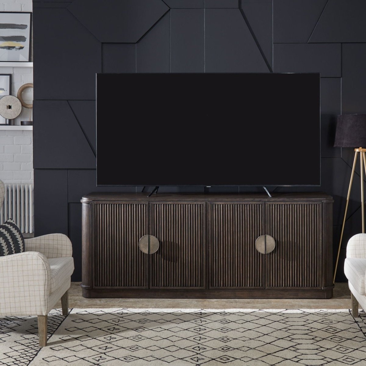 City View - 82" TV Console - Coffee Bean TV Stands by Liberty Furniture - Walls Furniture & Mattress