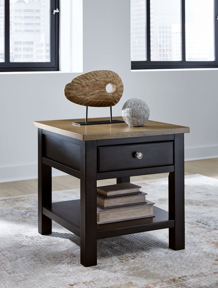 Drazmine - Rectangular End Table - Brown End Tables by Signature Design by Ashley® - Walls Furniture & Mattress