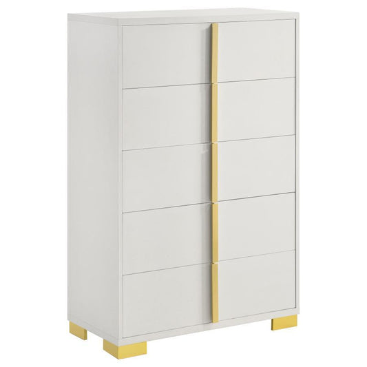 Marceline - 5 - Drawer Bedroom Chest Accent Chests by Coaster Fine Furniture - Walls Furniture & Mattress