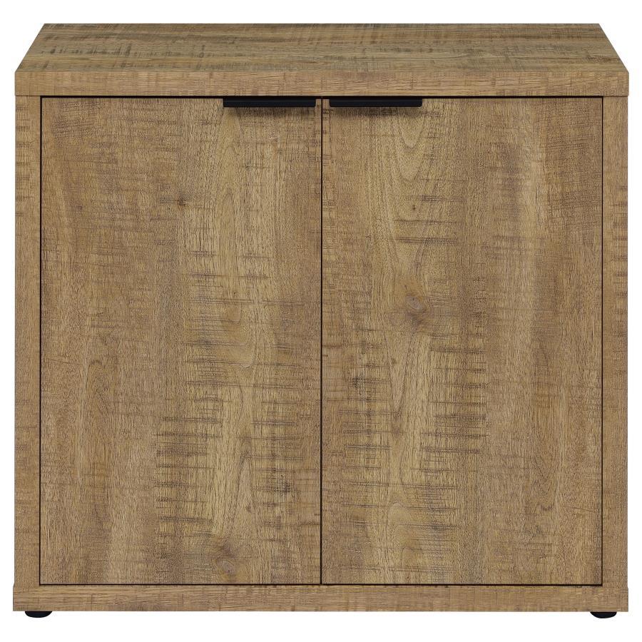 Pepita - 2 Door Engineered Wood Accent Cabinet - Mango Brown Accent Cabinets by Coaster Fine Furniture - Walls Furniture & Mattress