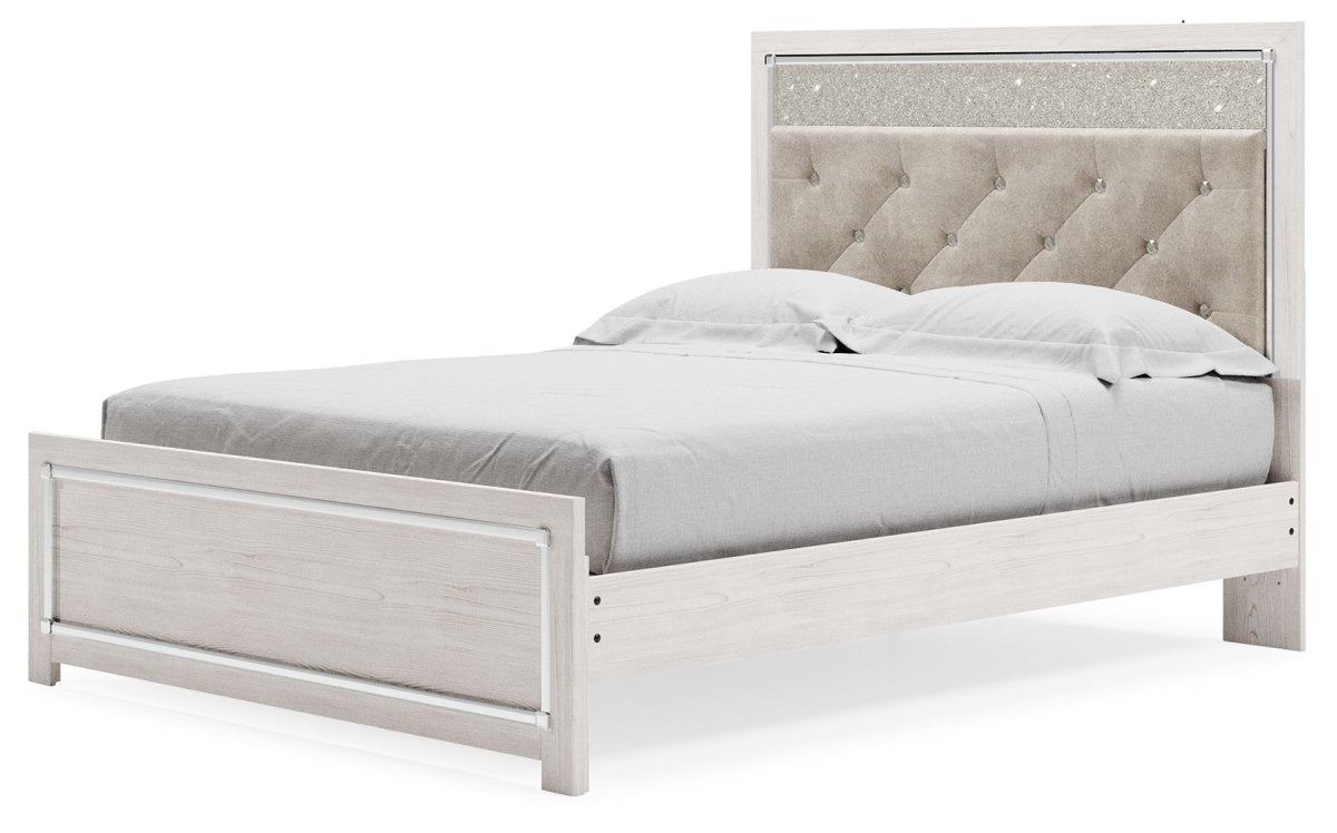 Altyra - Queen Panel Bed With Roll Slats - White Panel Beds by Signature Design by Ashley® - Walls Furniture & Mattress