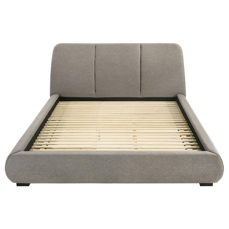 Mokena - Upholstered Platform Bed Upholstered Beds by Coaster Fine Furniture - Walls Furniture & Mattress
