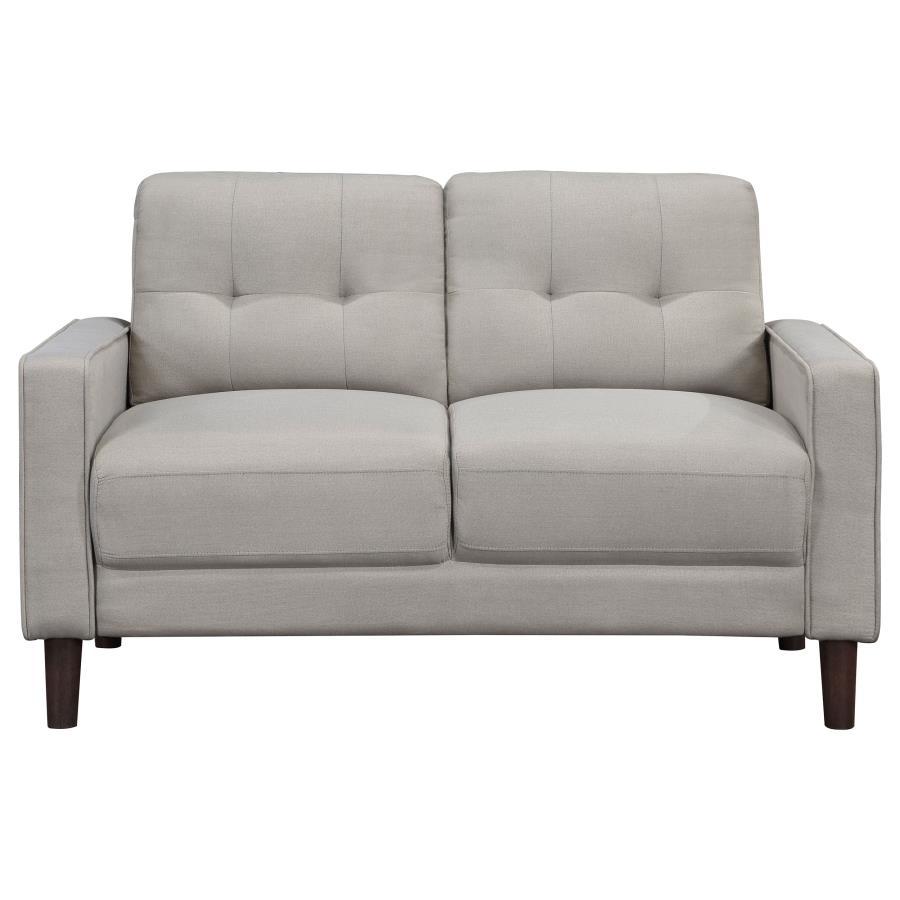 Bowen - Upholstered Track Arm Tufted Loveseat Stationary Loveseats by Coaster Fine Furniture - Walls Furniture & Mattress