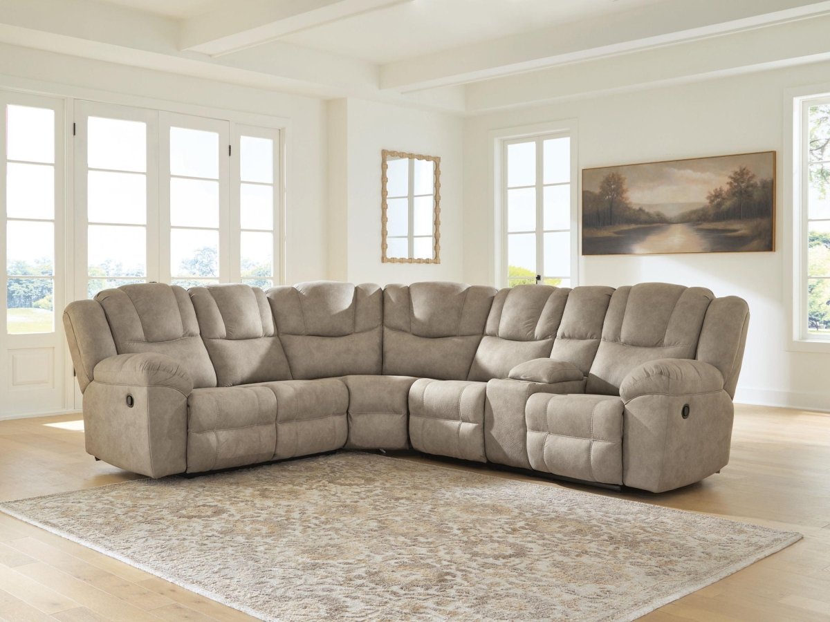 Pearce - Pike - Reclining Sectional Reclining Sectionals by Signature Design by Ashley® - Walls Furniture & Mattress