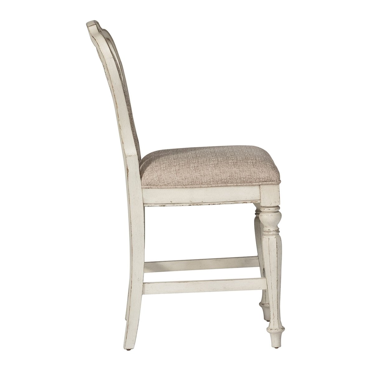 Magnolia Manor - Counter Height Chair - White Counter Chairs by Liberty Furniture - Walls Furniture & Mattress