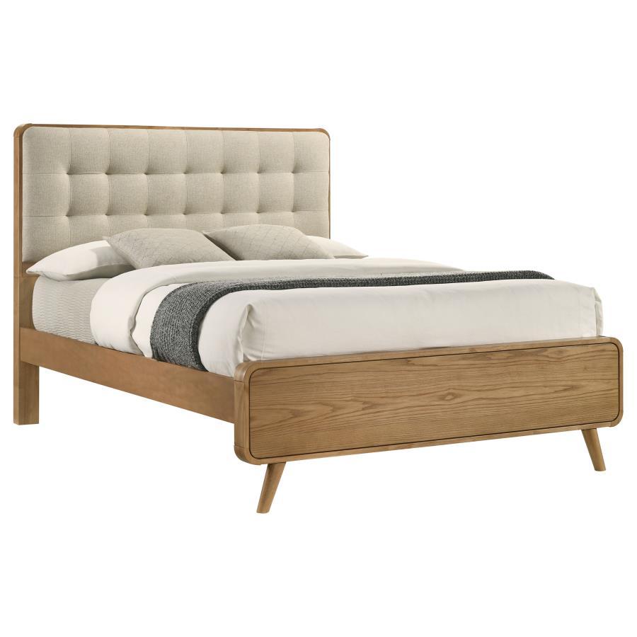 Robyn - Wood Panel Bed Upholstered Beds by Coaster Fine Furniture - Walls Furniture & Mattress