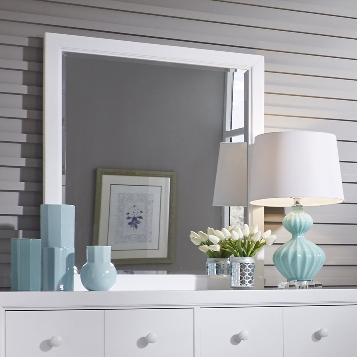 Cottage View - Mirror Bedroom Mirrors by Liberty Furniture - Walls Furniture & Mattress