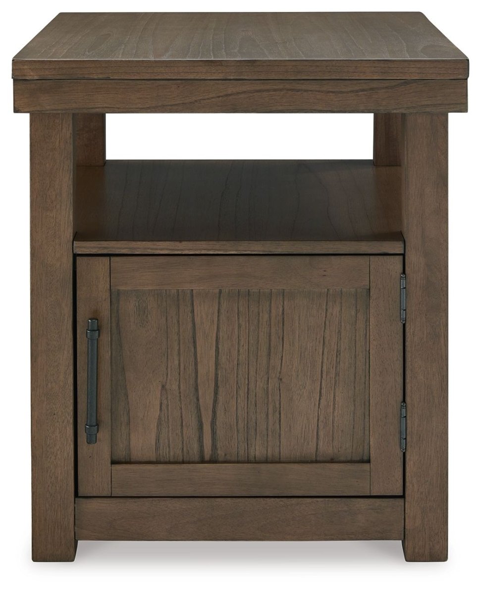Boardernest - Rectangular End Table - Brown End Tables by Signature Design by Ashley® - Walls Furniture & Mattress
