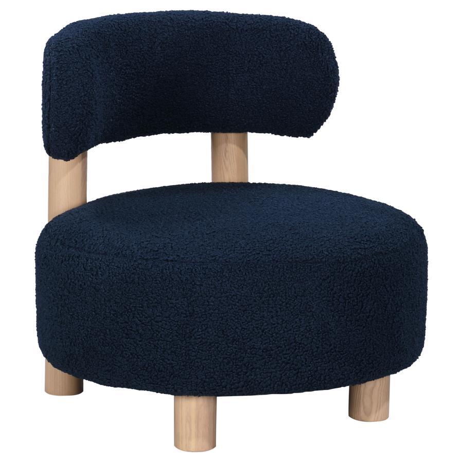 Zonie - Boucle Upholstered Barrel Back Accent Chair Accent Chairs by CoasterEveryday - Walls Furniture & Mattress