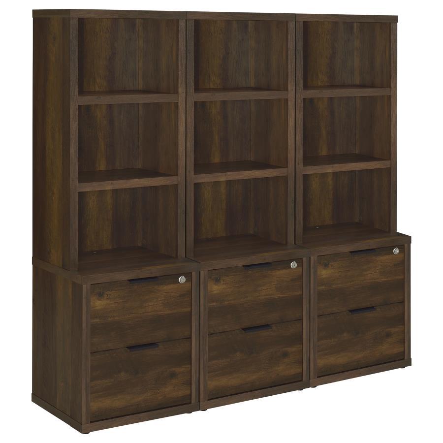 Westpark - 3 Piece Wall Unit Bookcase Set With USB Standard Bookcases by Coaster Fine Furniture - Walls Furniture & Mattress