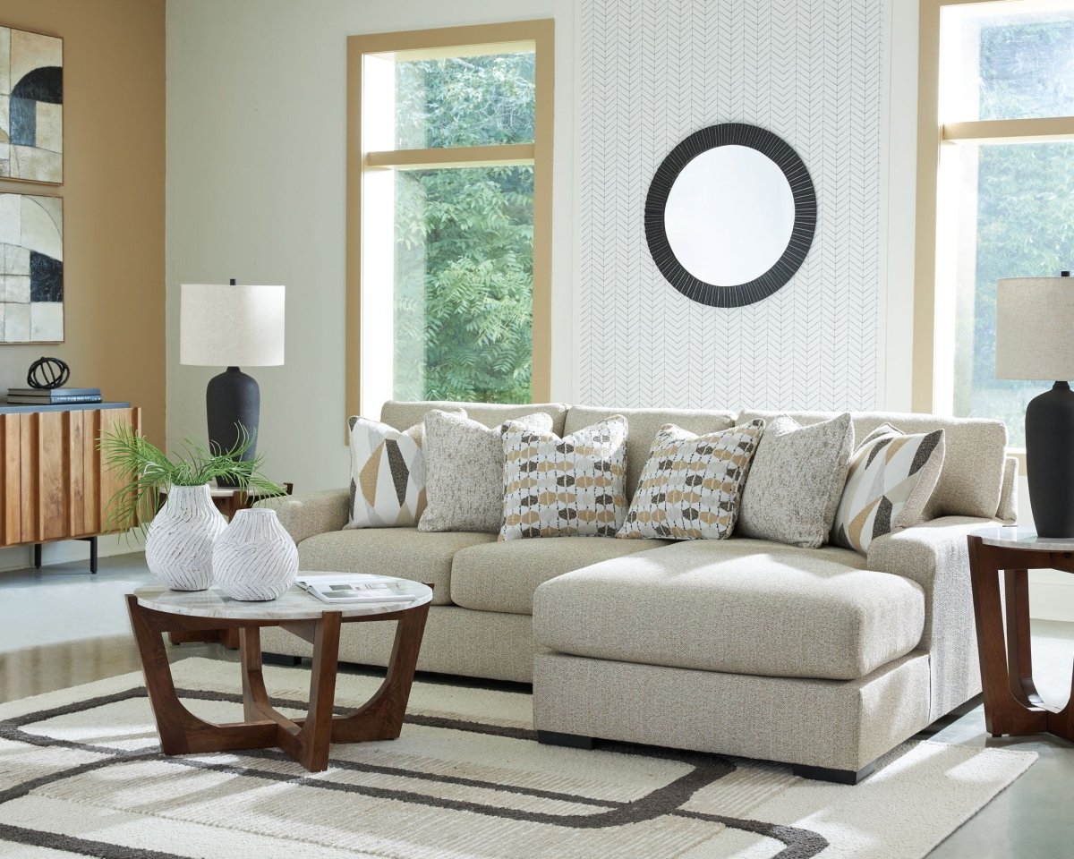 LaureLGrove - Sectional Stationary Sectionals by Benchcraft® - Walls Furniture & Mattress