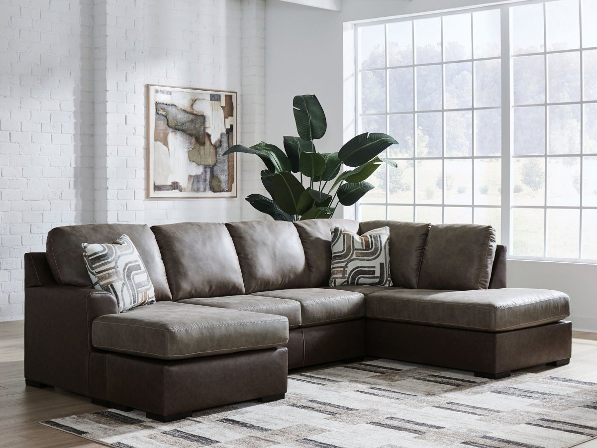 Castille Way - Sectional Stationary Sectionals by Signature Design by Ashley® - Walls Furniture & Mattress