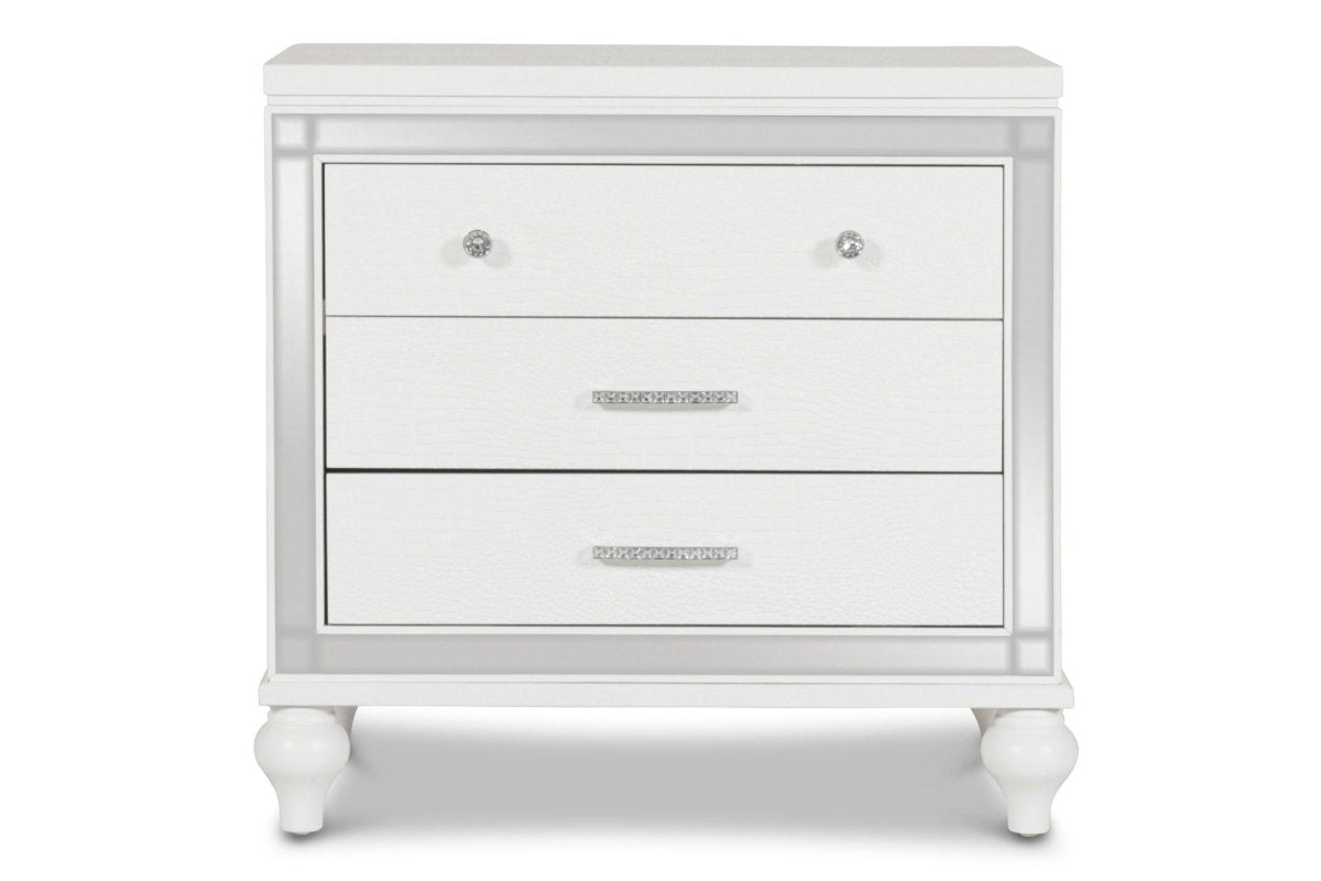 Valentino - Nightstand Accent Nightstands by New Classic - Walls Furniture & Mattress