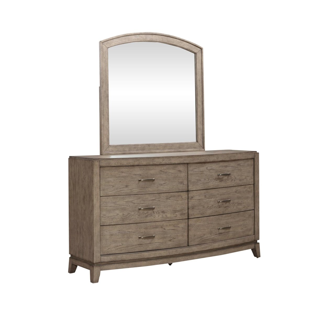 Avalon - Dresser & Mirror - Burnished Beige Dresser & Mirror by Liberty Furniture - Walls Furniture & Mattress