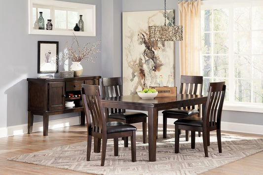 Haddigan - Dining Table With Side Chairs 5 Piece Dining Room Sets by Signature Design by Ashley® - Walls Furniture & Mattress
