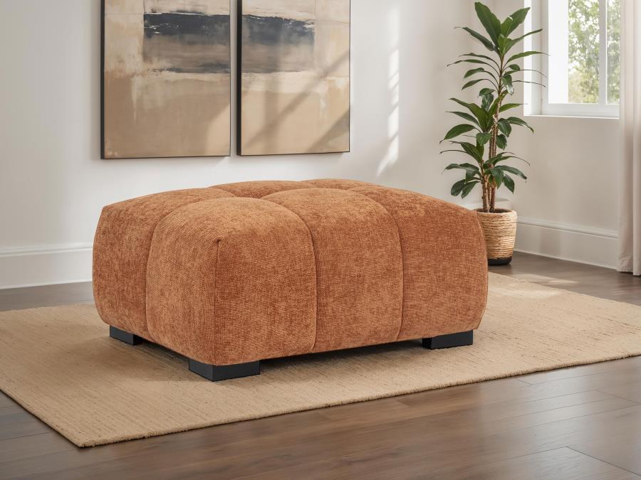 Octavia - Fabric Rectangular Upholstered Ottoman Upholstered Ottomans by Coaster Fine Furniture - Walls Furniture & Mattress