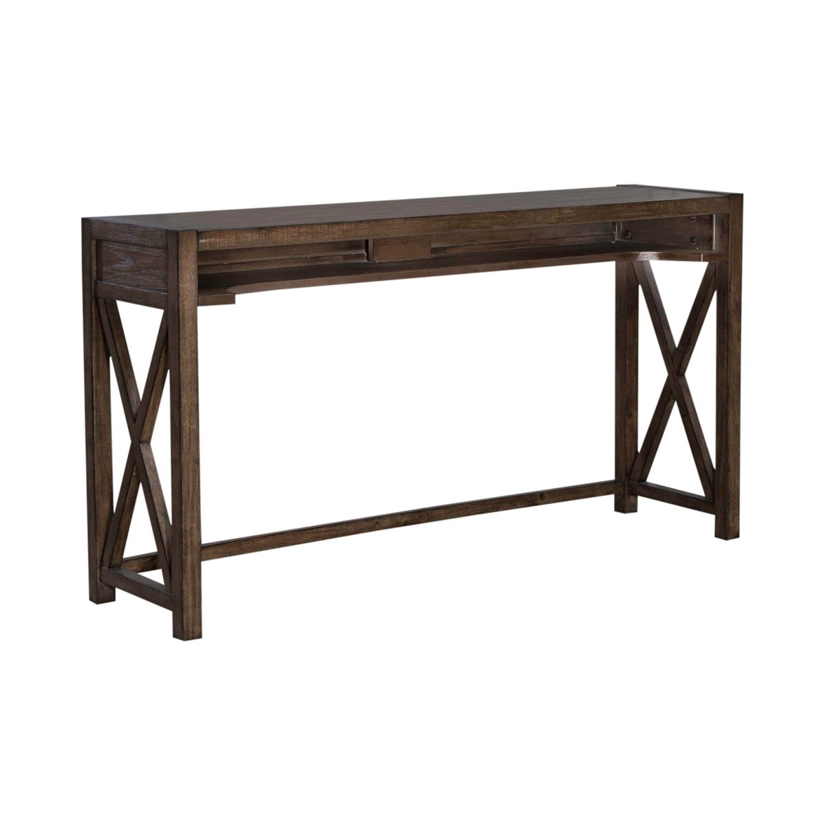 Lennox - Console Bar Table - Dark Brown Console Tables by Liberty Furniture - Walls Furniture & Mattress