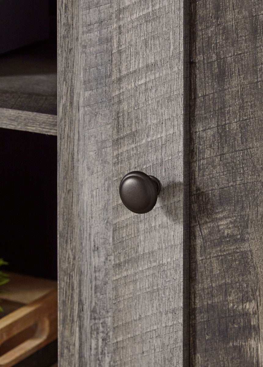 Wynnlow - 3 - Piece Entertainment Center - Gray Entertainment Centers by Signature Design by Ashley® - Walls Furniture & Mattress