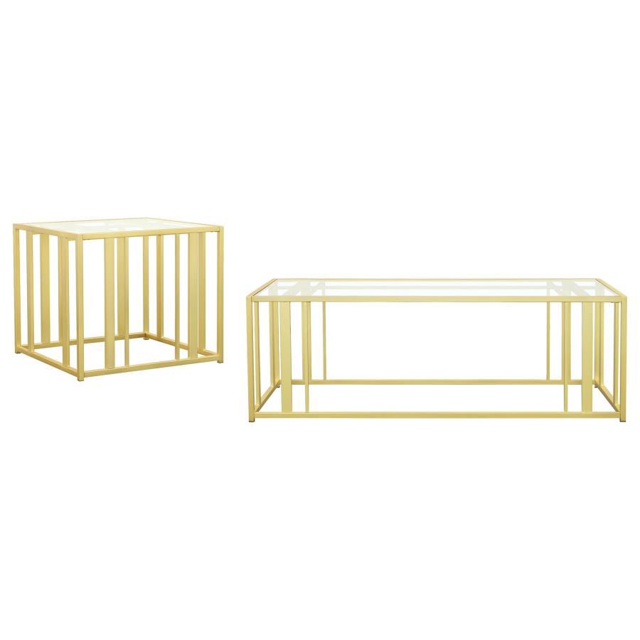 Adri - Coffee And End Table Set Table Sets by Coaster Fine Furniture - Walls Furniture & Mattress