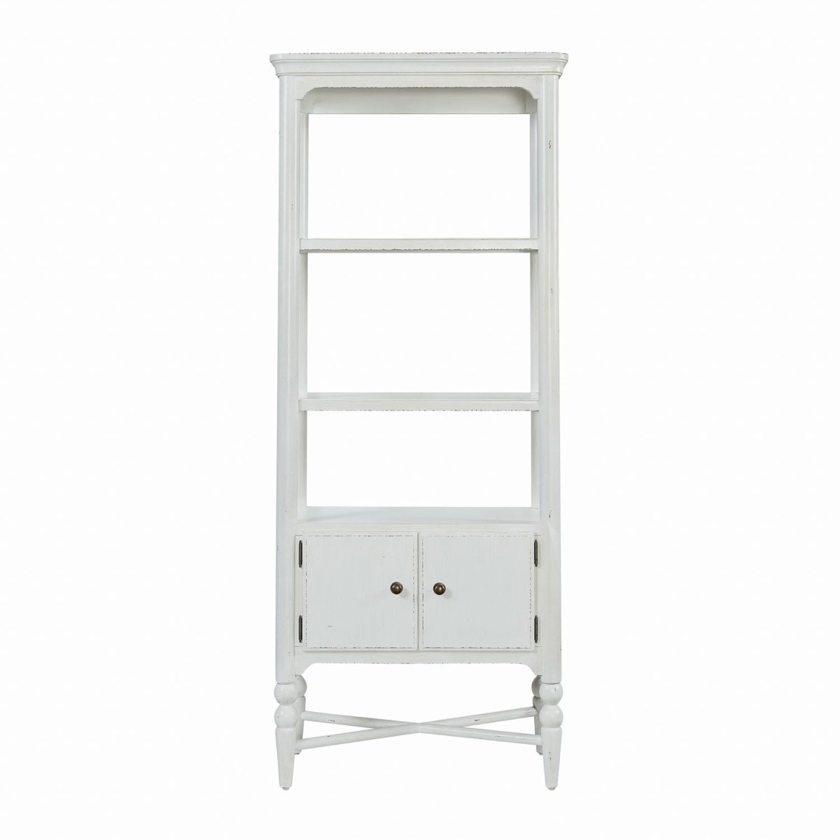Turnberry Park - Etagere - Washed White Etageres by Liberty Furniture - Walls Furniture & Mattress