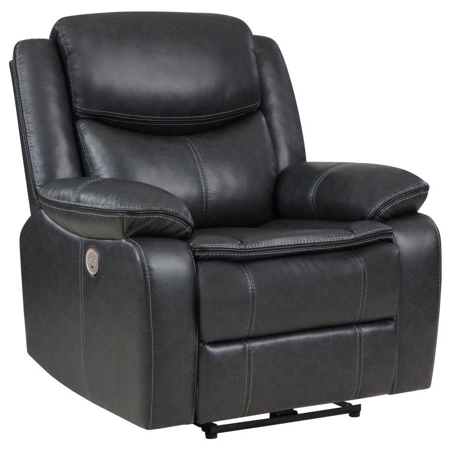 Sycamore - Upholstered Power Recliner Chair Reclining Chairs by Coaster Fine Furniture - Walls Furniture & Mattress