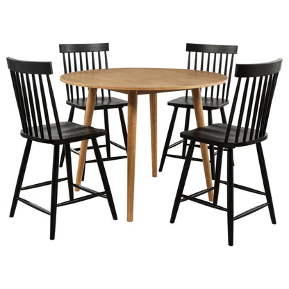Andrews - Round Counter Dining Set 5 Piece Dining Room Sets by Coaster Fine Furniture - Walls Furniture & Mattress