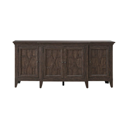 Paradise Valley - 76" TV Console - Dark Brown TV Stands by Liberty Furniture - Walls Furniture & Mattress