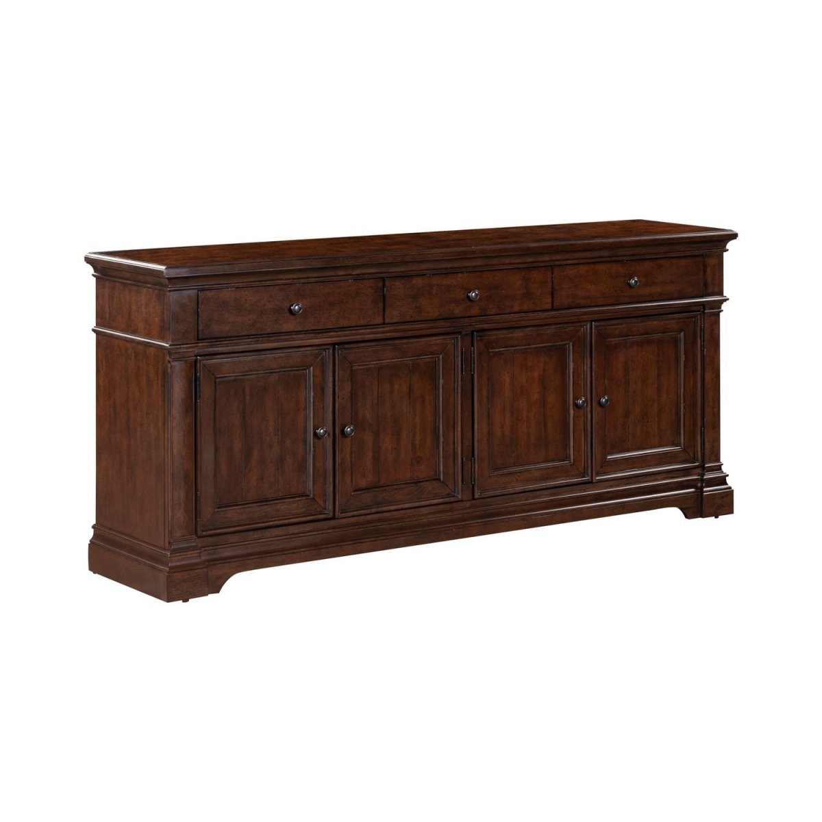 Arden Road - 74" TV Console - Cherry TV Stands by Liberty Furniture - Walls Furniture & Mattress