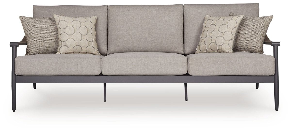 Ocean Beach - Sofa With Cushion - Gray Sofas by Signature Design by Ashley® - Walls Furniture & Mattress