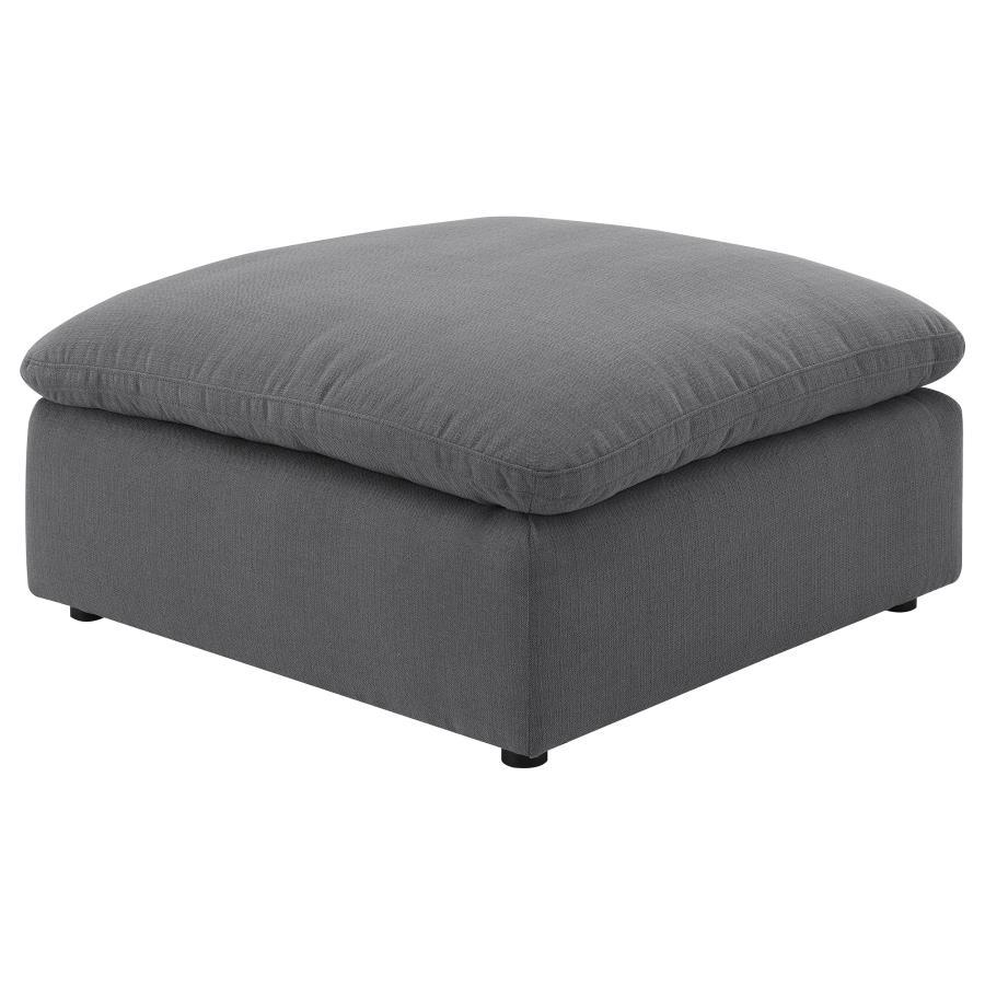 Hobson - Square Upholstered Ottoman Upholstered Ottomans by CoasterElevations - Walls Furniture & Mattress