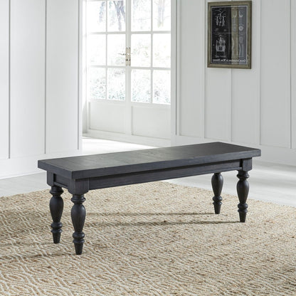Harvest Home - Backless Bench - Black Dining Benches by Liberty Furniture - Walls Furniture & Mattress
