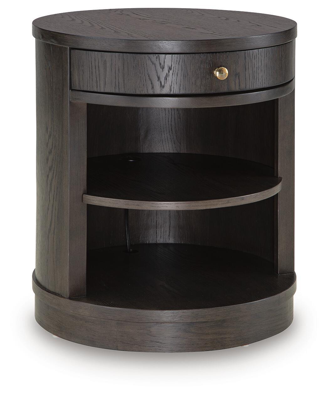 Leighmour - Accent Table - Dark Brown Accent Tables by Signature Design by Ashley® - Walls Furniture & Mattress