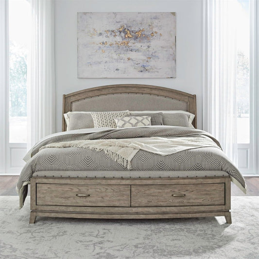Avalon - Upholstered Storage Bed Storage Beds by Liberty Furniture - Walls Furniture & Mattress