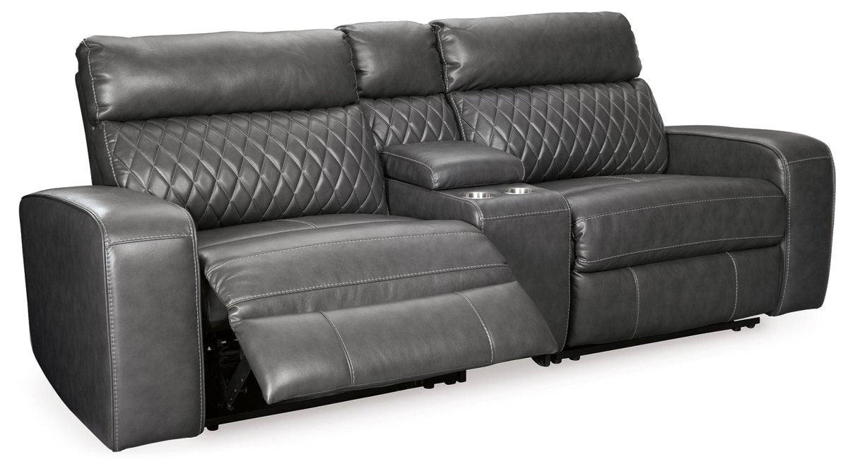 Samperstone - Power Reclining Sectional Reclining Sectionals by Signature Design by Ashley® - Walls Furniture & Mattress