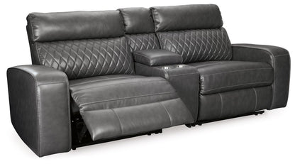 Samperstone - Power Reclining Sectional Reclining Sectionals by Signature Design by Ashley® - Walls Furniture & Mattress