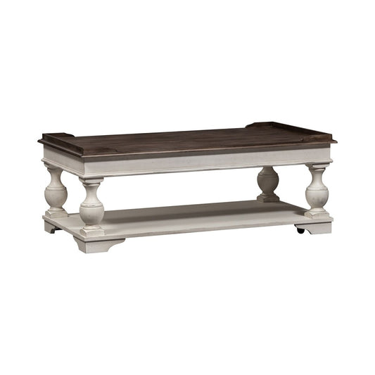 Abbey Road - Lift Top Cocktail Table - White Cocktail Tables by Liberty Furniture - Walls Furniture & Mattress