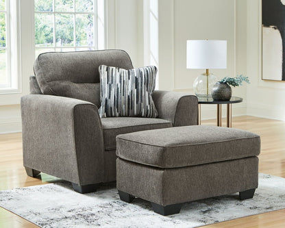 Olten - Living Room Set Stationary Chair & Ottoman by Benchcraft® - Walls Furniture & Mattress