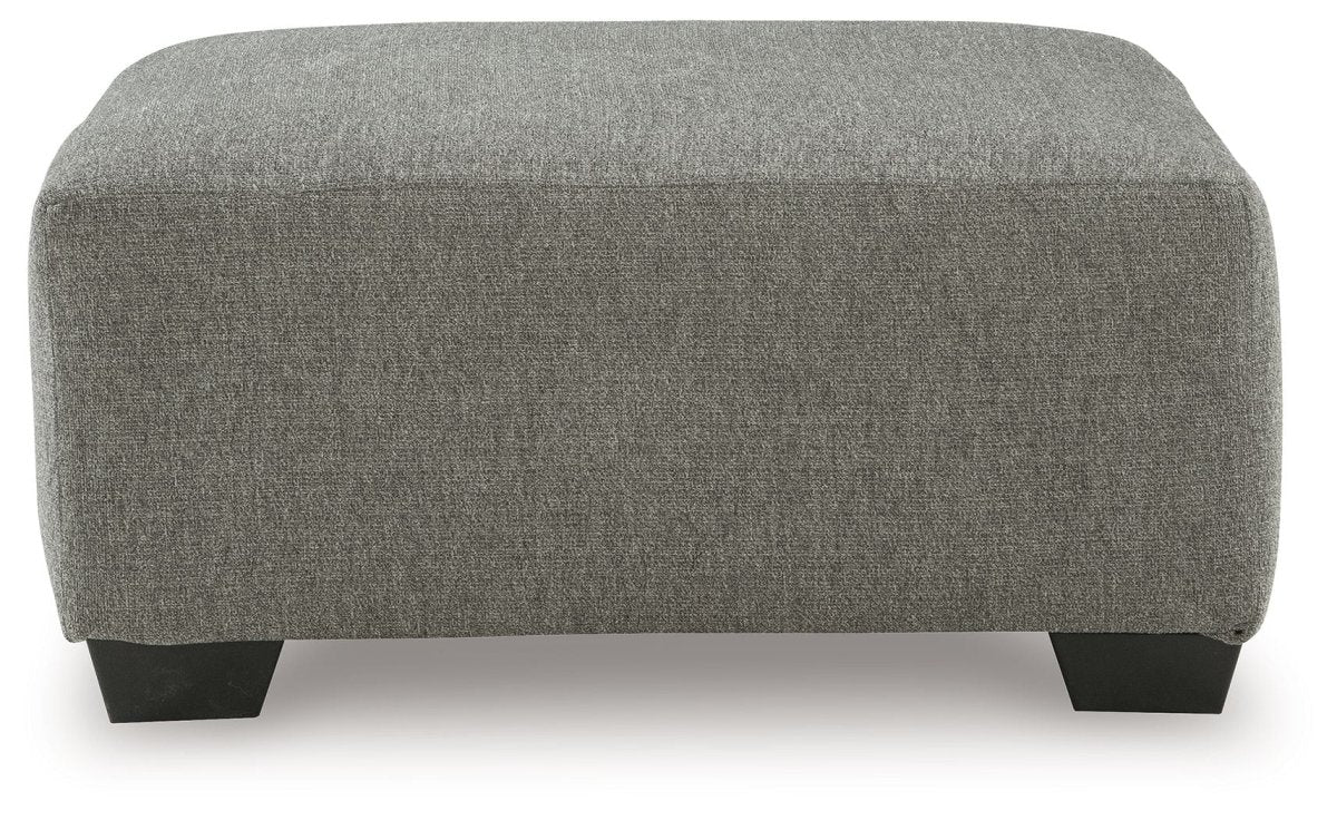 Clarington - 2 Pc. - 3-Piece Sectional And Oversized Ottoman - Greystone 2 Piece Living Room Sets by Signature Design by Ashley® - Walls Furniture & Mattress