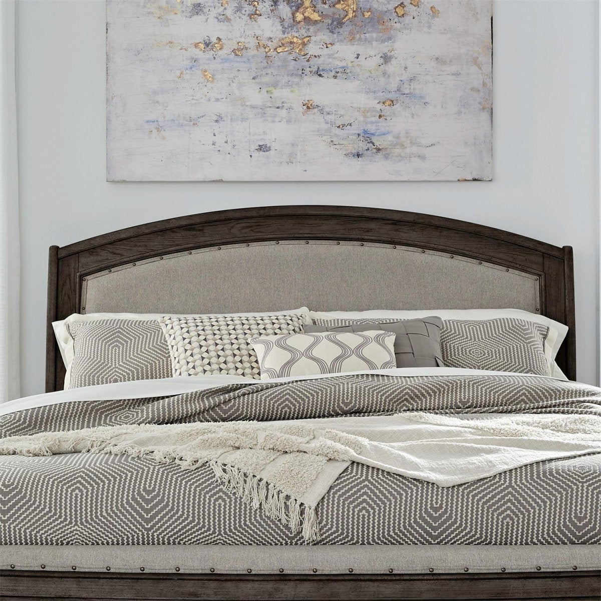 Avalon - Upholstered Headboard Upholstered Headboards by Liberty Furniture - Walls Furniture & Mattress
