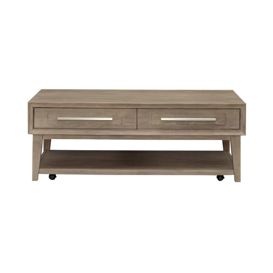Brentwood - Cocktail Table - Sandstone Cocktail Tables by Liberty Furniture - Walls Furniture & Mattress