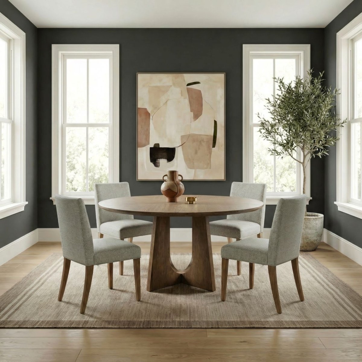 Hendrix Place - Pedestal Table Set 5 Piece Dining Room Sets by Liberty Furniture - Walls Furniture & Mattress