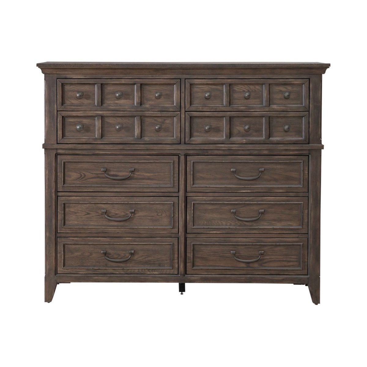 Paradise Valley - 10 Drawer Chesser - Dark Brown Dressers by Liberty Furniture - Walls Furniture & Mattress