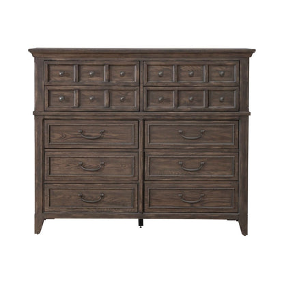 Paradise Valley - 10 Drawer Chesser - Dark Brown Dressers by Liberty Furniture - Walls Furniture & Mattress