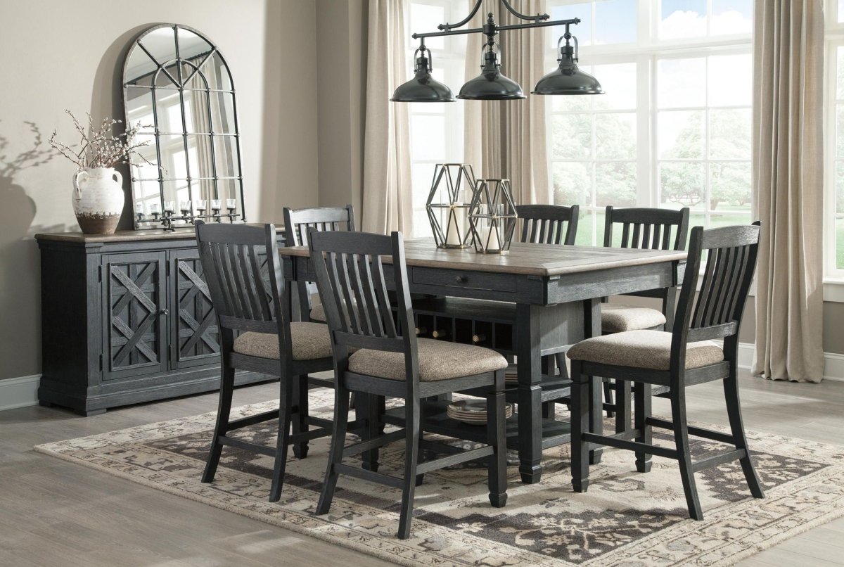 Tyler Creek - Dining Room Server - Black / Gray Servers by Signature Design by Ashley® - Walls Furniture & Mattress