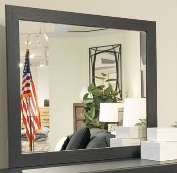Stabotta - Bedroom Mirror - Black Mirrors by Signature Design by Ashley® - Walls Furniture & Mattress
